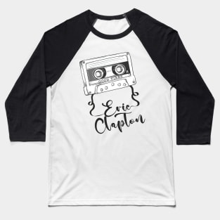 Good Vibes Eric Clapton // Retro Ribbon Cassette Baseball T-Shirt